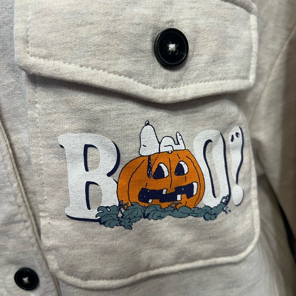 Peanuts | Jackets & Coats | Nwtpeanuts Rare Womens Halloween Shacket ...